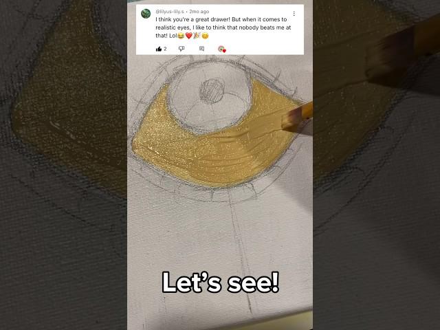 Painting an Eye! ️ #art #drawing #eyes @lilyus-lily.s