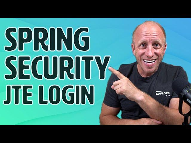 Spring Security + OAuth2 + JTE: Login System Tutorial