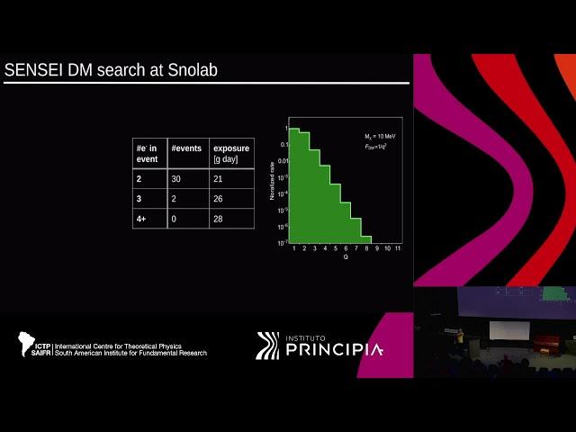 Second School on DM and Neutrino Detection - Daniel Pershey, Luca Marsicano and Javier Tiffenberg