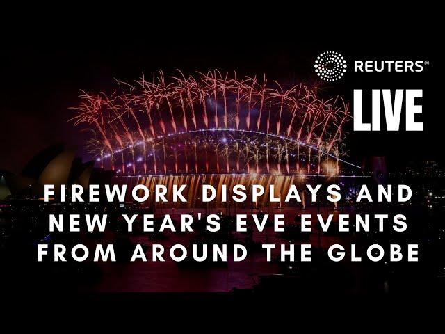 LIVE: Various firework displays and New Year's Eve events