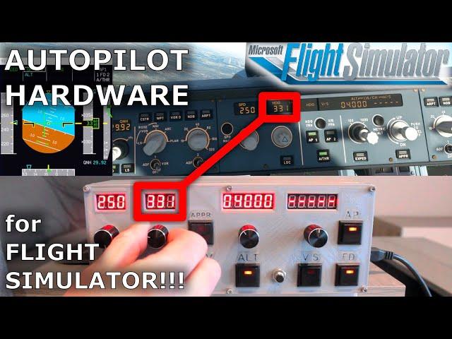 I Made a Real Autopilot for Flight Simulator! And You can too!