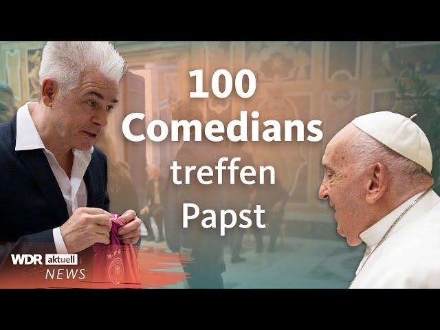 Papst Franziskus lädt über 100 Comedians zu Audienz im Vatikan ein | Aktuelle Stunde