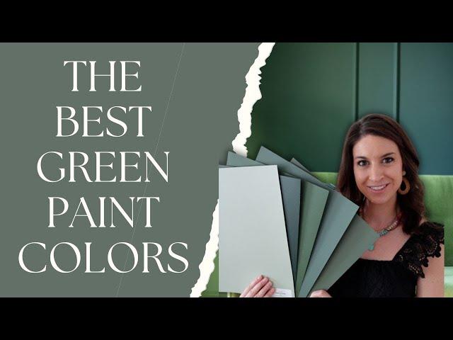 Green is in! The best green paint colors for your home