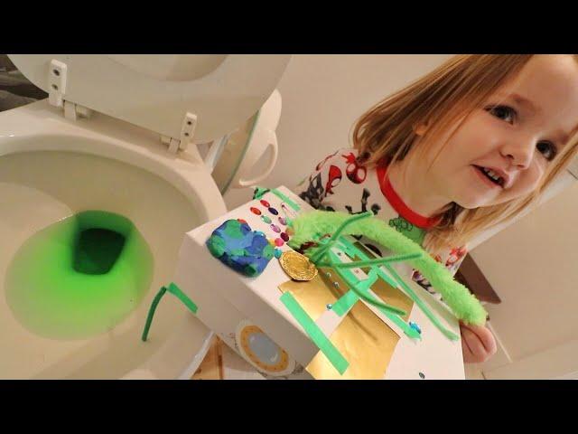 LEPRECHAUN inside our TRAP!? Happy St Patricks Day! green morning routine with Adley Niko and Family