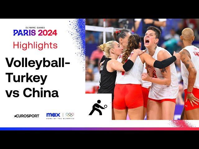 GREAT GAME! | Turkey vs China Women's Volleyball Quarter-Final | #Paris2024 Highlights | #Olympics