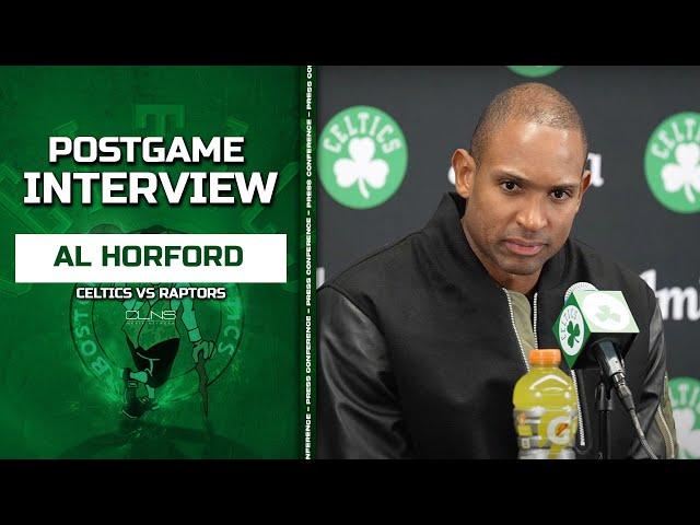 Al Horford: We're CONFIDENT in Jayson Tatum Game Winning Shots | Celtics vs Raptors Postgame