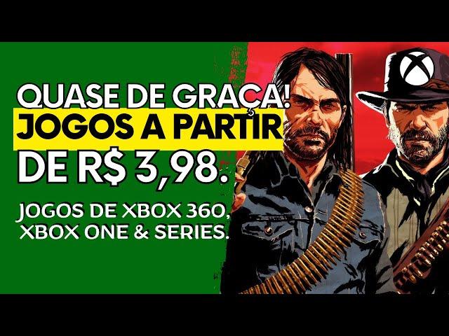 OFERTAS SURPRESA DE JOGOS XBOX 360, XBOX ONE e SERIES a Partir de R$ 3,98 - Promoção SHOCKTOBER 2024