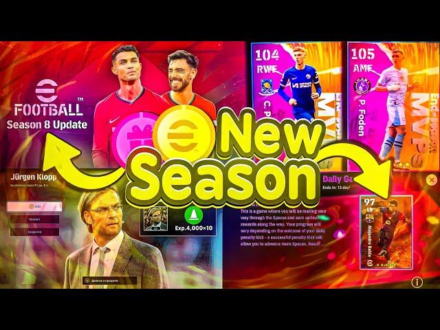 Finally Season 8 Update is Here  New Nominating Contract Pack & New Daily Game Lap In eFootball 