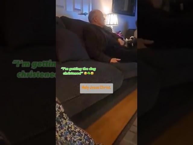 “I’m getting the dog christened”️ #irish #prank #irishgrandad  TT: Enyakelly3 #ireland