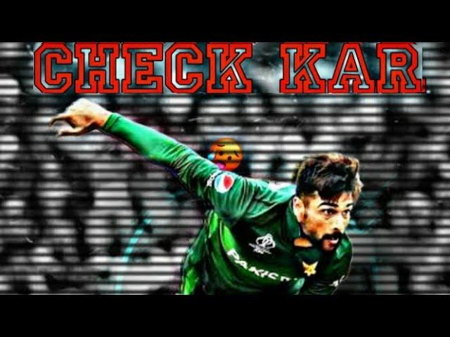 M AAMIR X CHECK KAR ||ATTITUDE STATUS ||  EDIT #cricket #capcut #cricket #capcut #edit #cricket