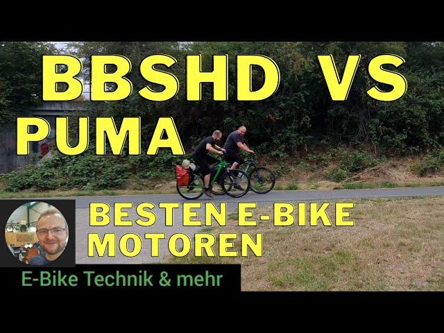 Bafang  BBSHD vergleich zum Puma/GMAC (Nabenmotor) beste E Bike Motoren im vergleich