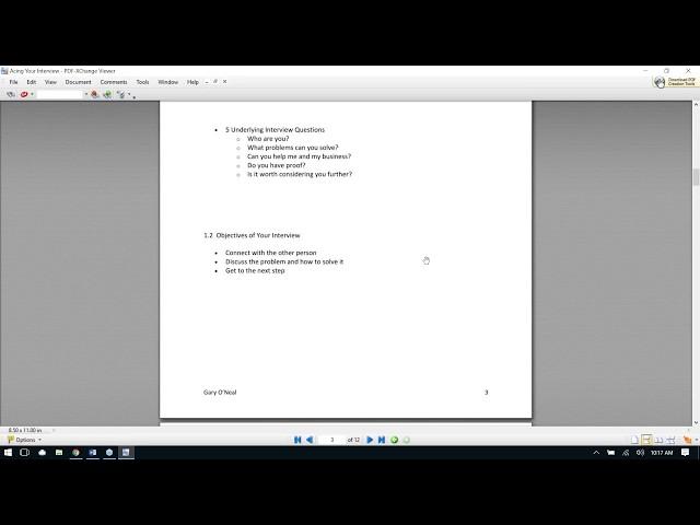 Acing the Interview