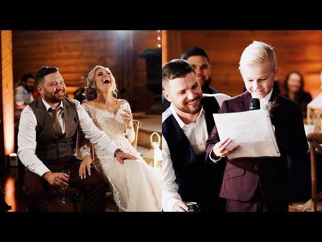 Junior best man gives most adorable speech to mom and dad // Listen to what he says at the end! 