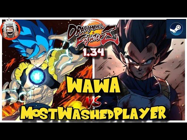 DBFZ Wawa vs MostWashedPlayer (Vegeta, GokuSSB, Gohan) vs (GogetaSSB, VegitoSSB, A17) 1.34