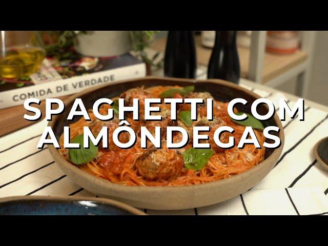 Receita de Spaghetti com almôndegas ao Sugo - Chef Felipe Caputo