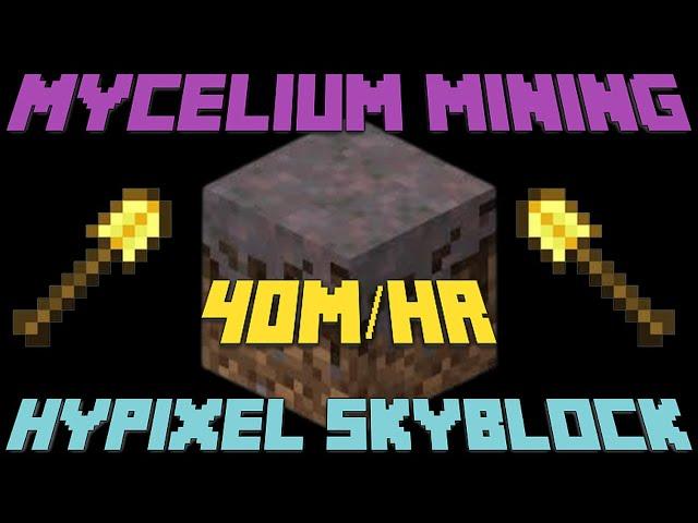 Mycelium Mining makes BANK! (40m/hr!) - Hypixel Skyblock #6