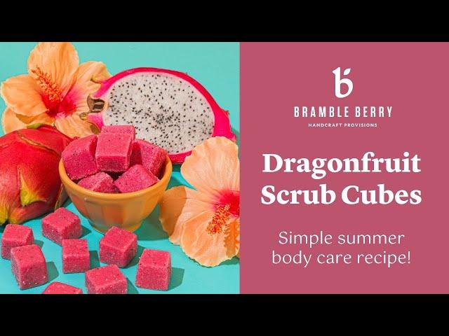 Anne-Marie Makes Dragonfruit Body Scrub Cubes  Easy DIY Project for Smooth Summer Skin