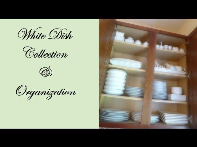 White Dish Collection & Organization