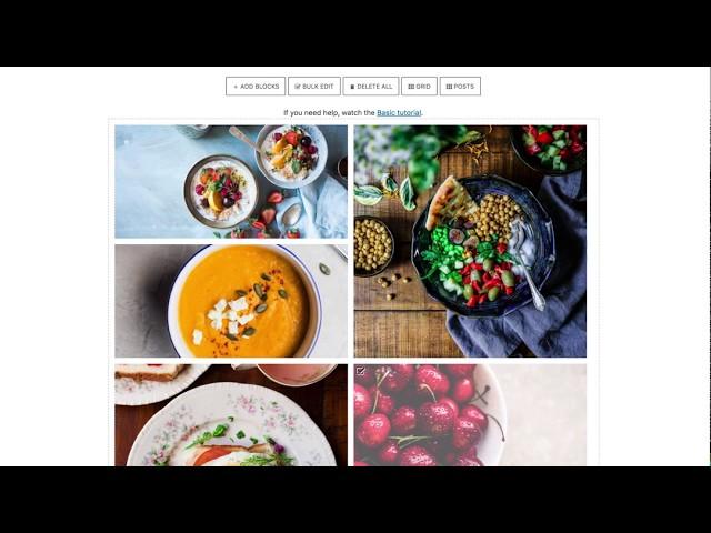WordPress Grid Gallery PhotoBlocks