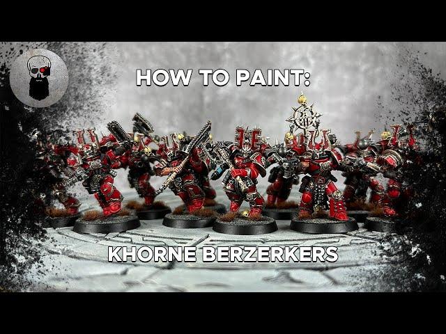 Contrast+ How to Paint: New Khorne Berzerkers