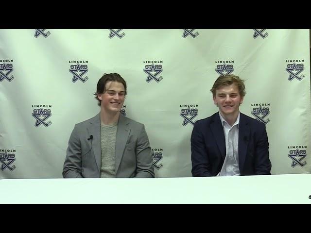 Tyler Dunbar and Brennan Ali Postgame Press Conference (04/25/23 VS DM GM 2)