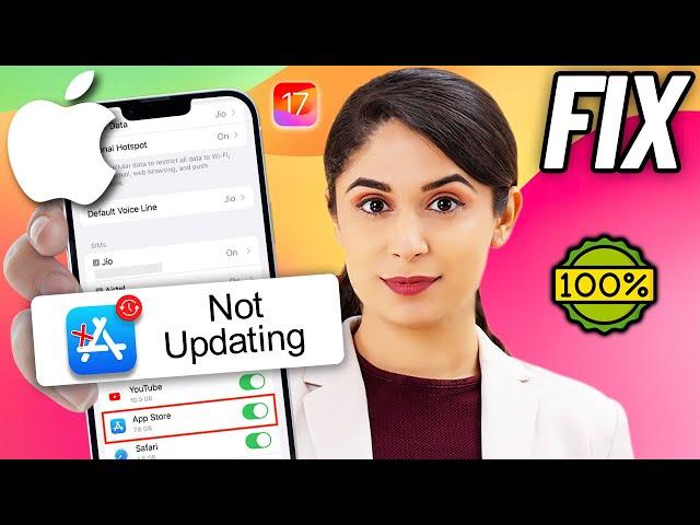 Fix App Store Apps Not Updating iOS 17 | Fix iPhone Apps Not Updating 2024