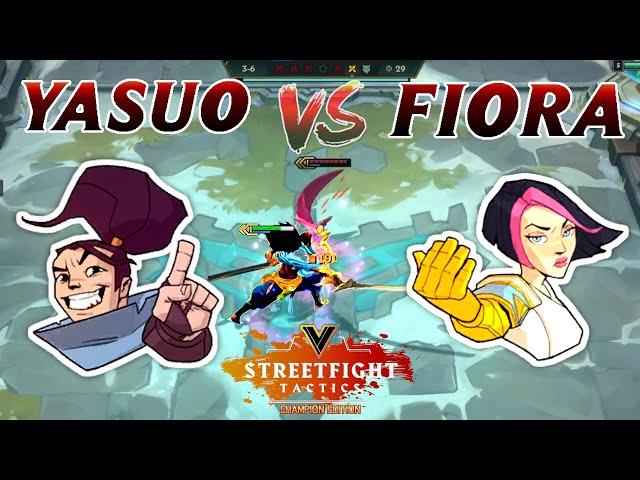 3 STAR FIORA VS 3 STAR YASUO | 1V1 | Fates SET 4.5 Teamfight Tactics | Streetfight Tactics | #Shorts