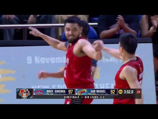 RJ Abarrientos, Scottie Thompson's FASTBREAK PLAY vs San Miguel in 4Q | PBA Season 49 Governors' Cup