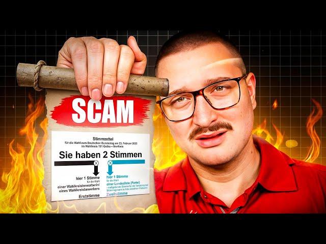 Wählen gehen ist ein Scam