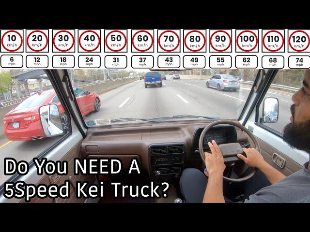 Kei Truck POV Highway Drive Part 1 (Daihatsu HiJet)