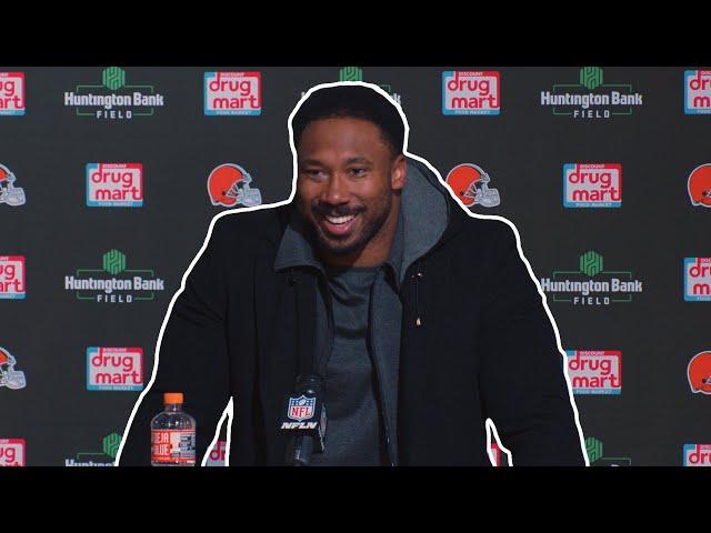 Myles Garrett Postgame Press Conference vs. Steelers | Cleveland Browns