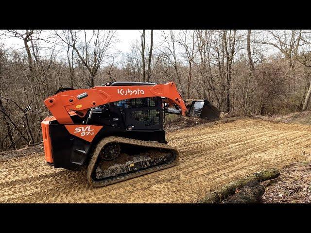 WOW! New Kubota SVL97-2 , First Time Moving Dirt. I'm thoroughly impressed