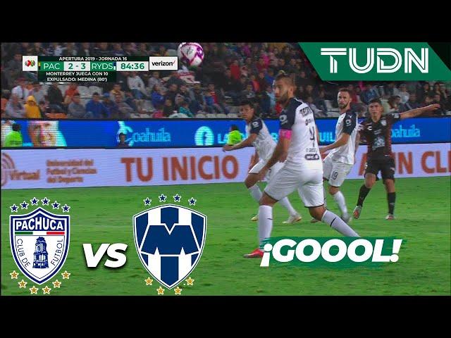 ¡Qué golazo de Victor Guzmán! | Pachuca 2 - 3 Monterrey | Liga Mx - AP 19 - J16