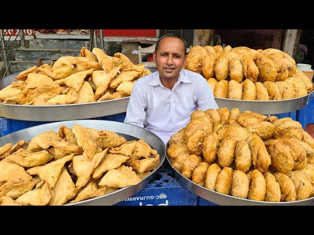 Samosa aur Kachori Halwai Recipe | Halwai ki Khasta Samose aur Kachori Recipe by Mubashir Saddique