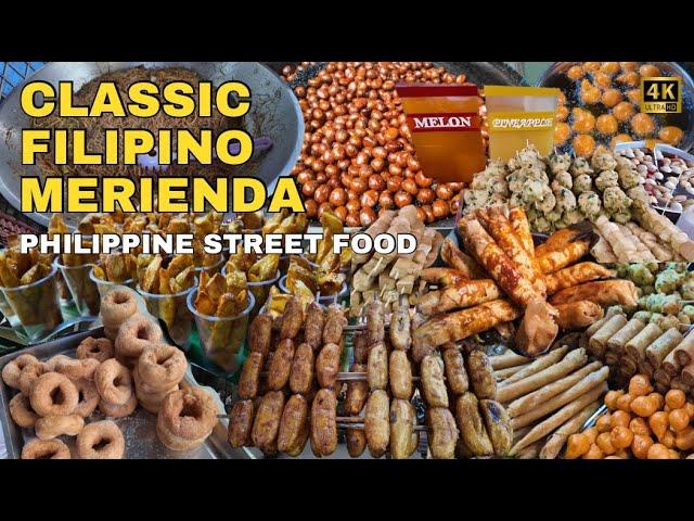 [4K] BEST FILIPINO SNACKS & MERIENDA DELIGHTS | Philippine Street Food Tour