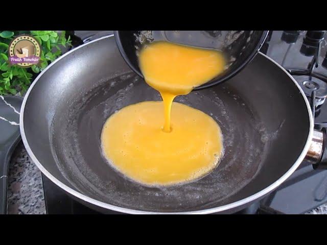 Just fry the eggs this way and the result will be delicious! new recipe