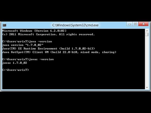 How to Run Java Program in Command Prompt in Windows 7/8