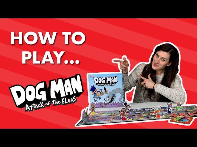 LEARN HOW TO PLAY Dog Man: Attack of the Fleas Board Game from University Games | UG STUDIOS