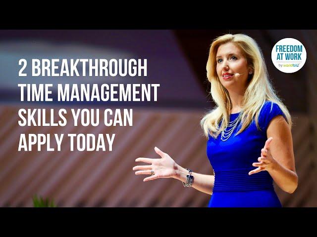 Two Breakthrough Time Management Skills You Can Apply Today | Traci Fenton | Freedom at Work Tips #5