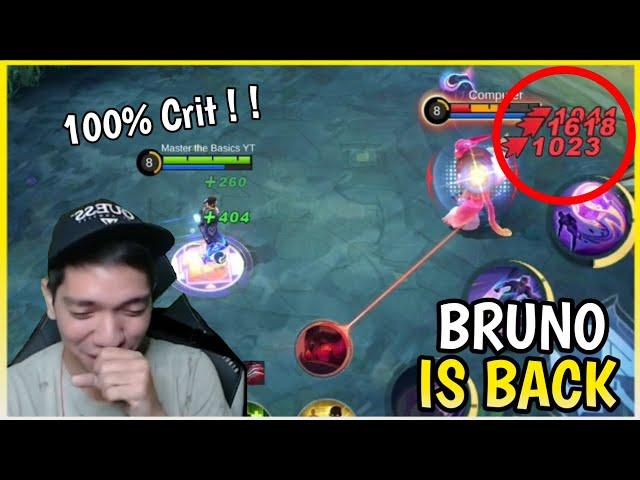 Why Bruno is the Best Marksman in Rank Games right now | Bruno Gameplay | MLBB