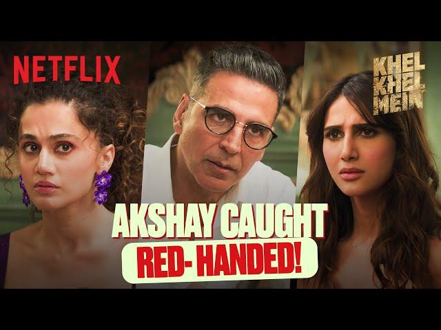 ⁠Akshay Kumar ALMOST Gets Caught Cheating!  ft Taapsee Pannu, Vaani Kapoor | Khel Khel Mein