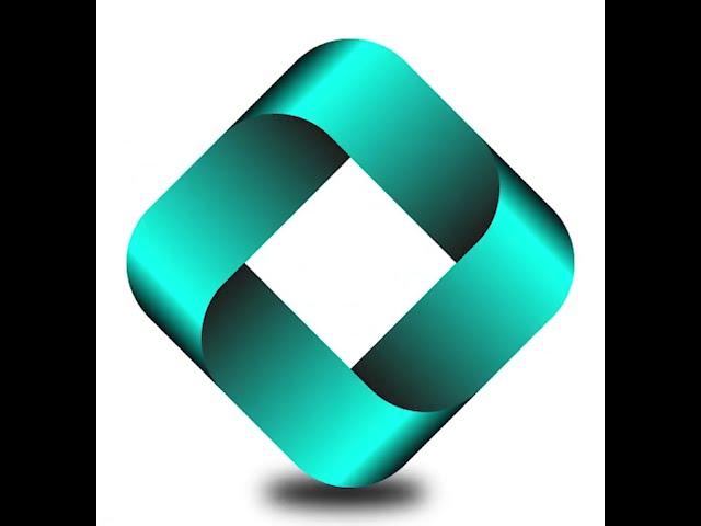 modern logo design in illustrator using rotate tool | #short #illustratortutorial