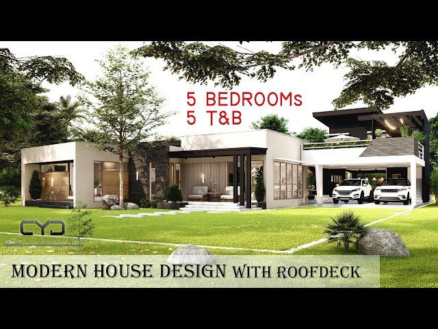 Project #46:  5 BEDROOM | MODERN HOUSE DESIGN WITH ROOFDECK |  House Tour | HOUSE DESIGN