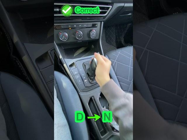 The correct parking sequence for automatic cars #driving #car #cardriving #tips #learncar #skills