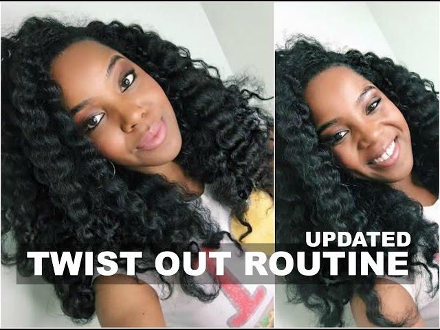 Twist Out Routine (Updated) | Natural Hair