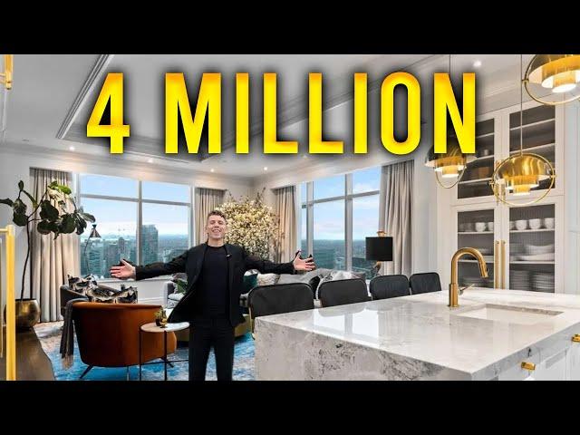 Inside a 4 MILLION TRUMP TOWER TORONTO Condo  I  St Regis  I  311 Bay St Unit 5101