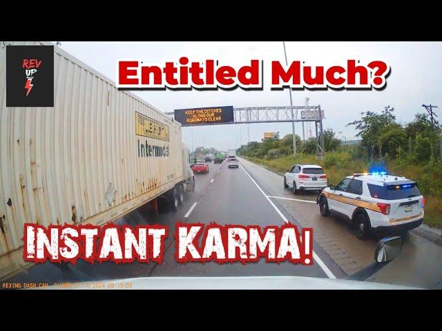 INSTANT KARMA BEST | Drivers busted by cops for speeding, brake checks, Bad driving| Instantjustice!