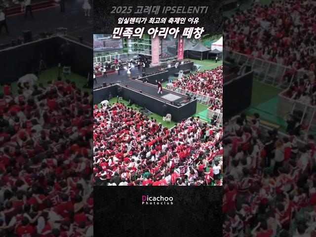 이 순간 때문에 고대 왔다! 입실렌티 I 민족의 아리아 떼창 I  #고려대응원가 #입실렌티 #민족의아리아 #떼창 #고려대학교응원단