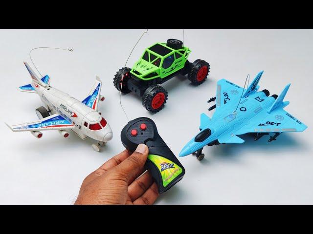 3d lighting rc car and rc aeroplane unboxing | caar toy