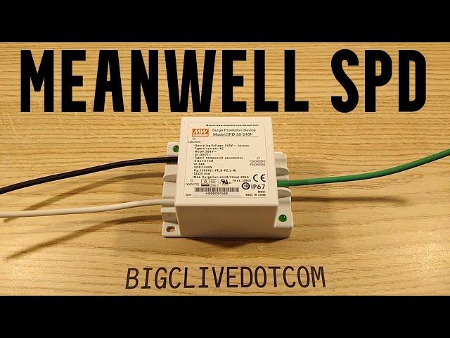 Incredibly good Meanwell surge protection unit (with schematic)